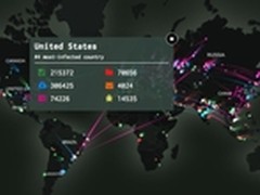 卡巴实验室发布全球网络威胁实况地图