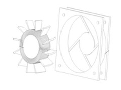 雅图投影机《排气风扇》专利技术016
