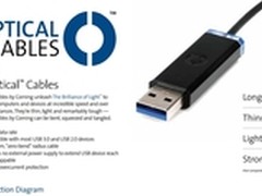 康宁宣布其USB 3.Optical光缆实现供货