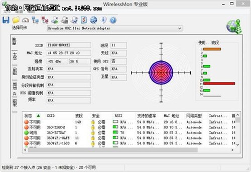 无线覆盖范围测试