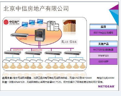NETGEAR为中信地产打造高速无线网络