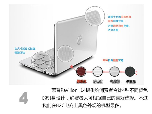 薄而有料 数字解读HP Pavilion14轻薄本