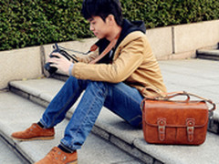 复古帆布仿皮微单摄影包馒头人238元