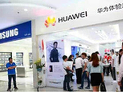 华为手机品牌店销售火爆 P7成最大热门