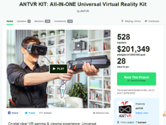 蚁视10天完成kickstarter目标20万美元