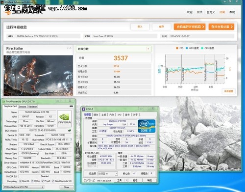 影驰GTX750 mini，测试&总结