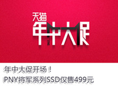年中大促开场 PNY将军系列SSD仅售499元