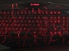 加长腕托更舒适全球首款爆裂纹炫光键盘