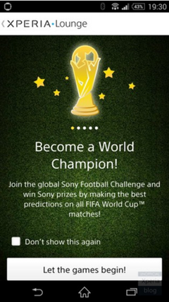 助力巴西 索尼Z2成2014世界杯官方手机