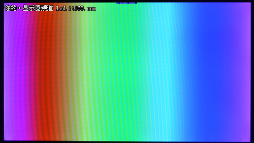 明基vz2250色阶测试画面实拍