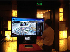 清投在鑫博腾飞十周年庆典上的触控体验