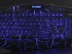 极致体验高端网吧选爆裂纹炫光游戏键盘