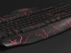 高大上爆裂纹炫光游戏键盘进驻高端网吧