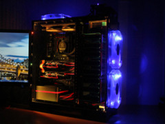全塔机箱装水冷 玩家晒Tt V71水冷安装