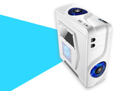 白色个性外观 金河田裂变3轻游戏机箱