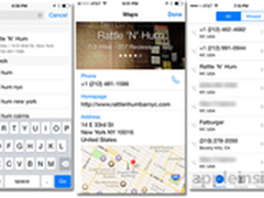 新iOS 8可将地图信息自动导入来电记录