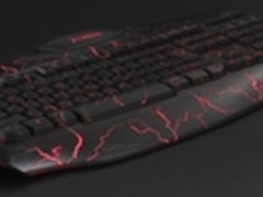 爆裂纹炫光游戏键盘强悍攻入网吧