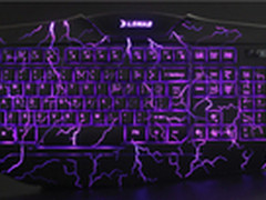 爆裂纹炫光游戏键盘开学季网吧抢客首选