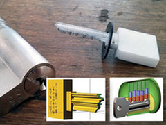 德国工程师用3D打印机造出塑料万能钥匙