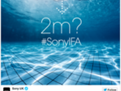 索尼Z3或可2m深潜 防水性能堪称