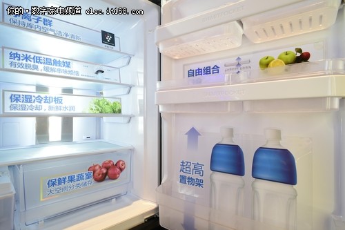 夏普新三门冰箱守护食物健康新鲜