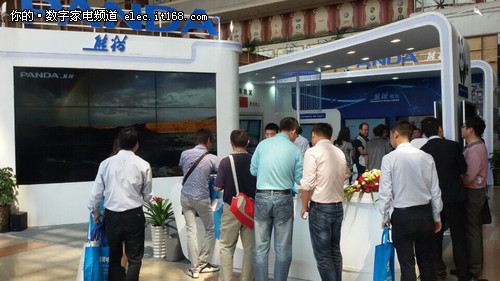 熊猫商用显示亮相2014上海数字标牌展