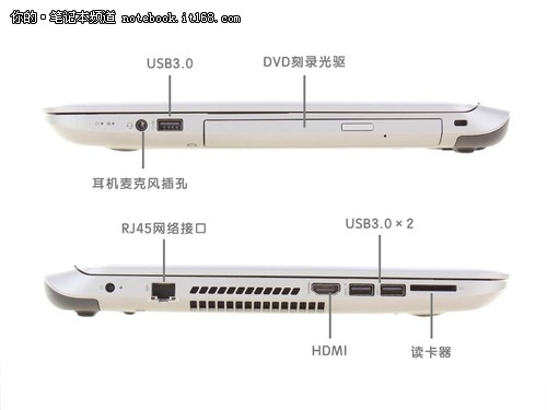 外形清秀圆润 触摸板设计独特