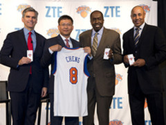 中兴成三大NBA球队官方智能手机赞助商