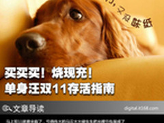 天天购物狂 单身DOG光棍节当天生存指南