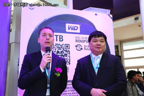 西部数据6T紫盘全球首发2014北京安博会