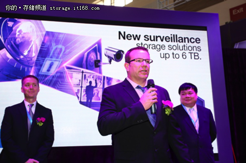 西部数据6T紫盘全球首发2014北京安博会