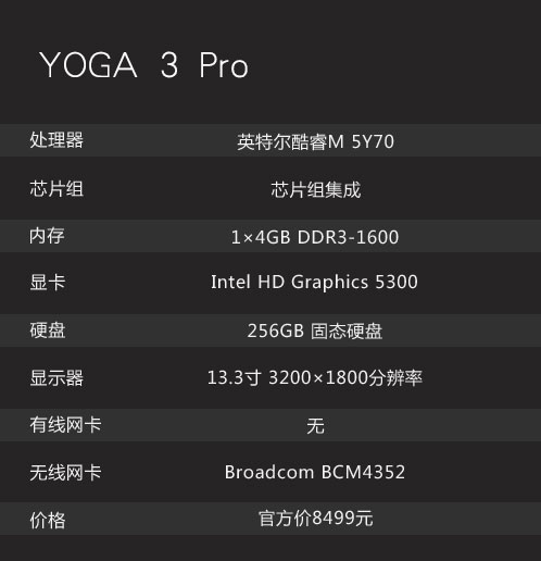 颠覆从转轴开始 联想YOGA 3 Pro评测