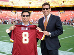 华为成为华盛顿红皮队技术合作伙伴