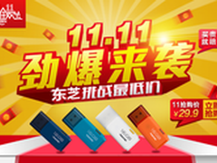 性价比之星 东芝8G u盘双11促销 29.9元