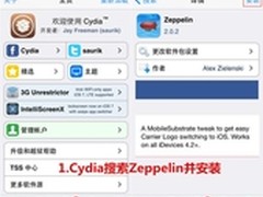 苹果越狱个性化插件 运营商logo随意变