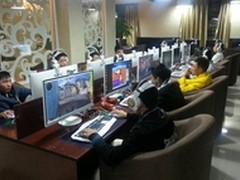 炫光网吧游戏套装入驻杭州富阳四海网咖