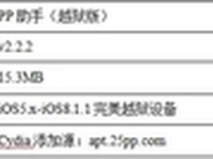 PP助手适配iOS8.1.1越狱设备应用随意下