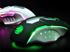 金属鼠标脚垫更耐磨 炫光狂徒游戏鼠标