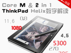 Core M处理器 ThinkPad Helix数字解读