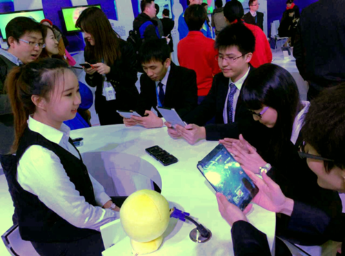 中移动全球合作伙伴大会 飞信活动现场-IT168