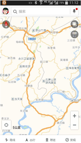 此次重庆市永江高速公路运营公司与高德地图独家合作,由高德地图在图片