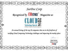 书生安全云获美国“20大云公司”殊荣