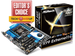 X99极限玩家11获TechPowerUp编辑首选奖