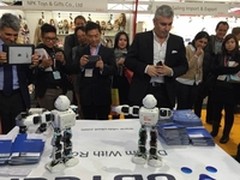 优必选机器人亮相德国纽伦堡玩具展