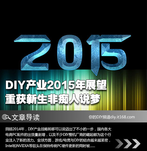 重获新生非痴人说梦 DIY产业2015年展望