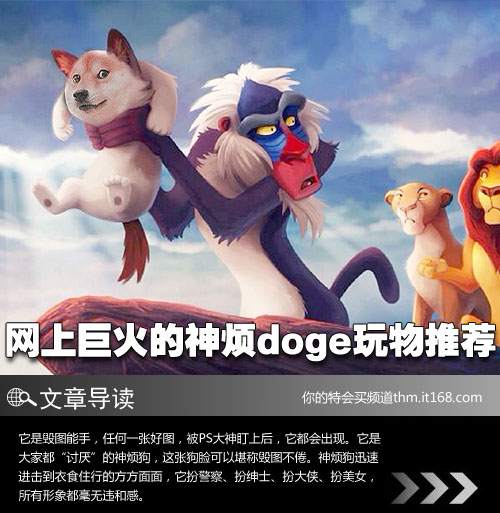 精神污染 网上巨火的神烦doge玩物推荐