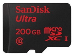 闪迪发布全球最高容量200GB MicroSD卡