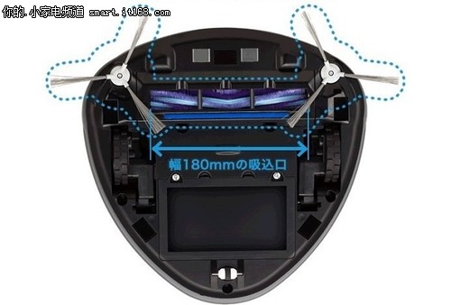 圆润三角造型：松下发布Rulo吸尘机器人