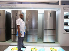 卡萨帝展示气悬浮无油压缩机冰箱获赞