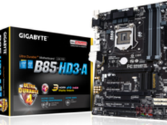 技嘉B85系A+大板也奢华！B85-D3V-A上架